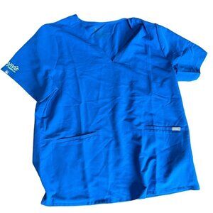 AYA Figs Women's Royal Blue Casma™ - Three-Pocket Scrub Top - 2XL / Royal Blue